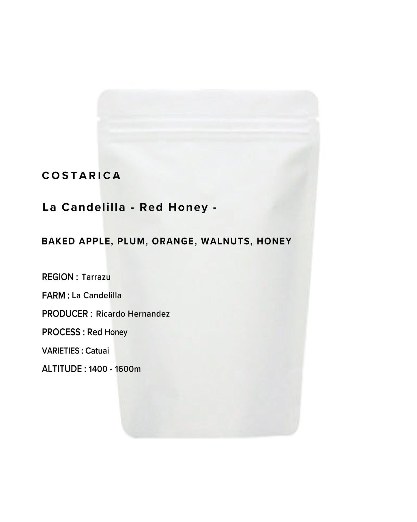 COSTA RICA / La Candelilla - RED HONEY - 150g