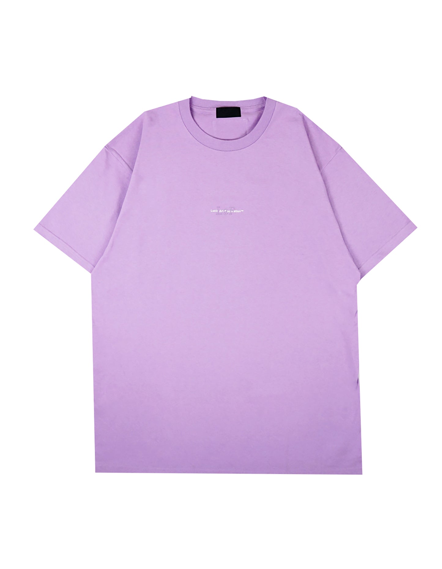 LOGO PRINT & EMBROIDERY "LaF" TEE LIGHT PURPLE