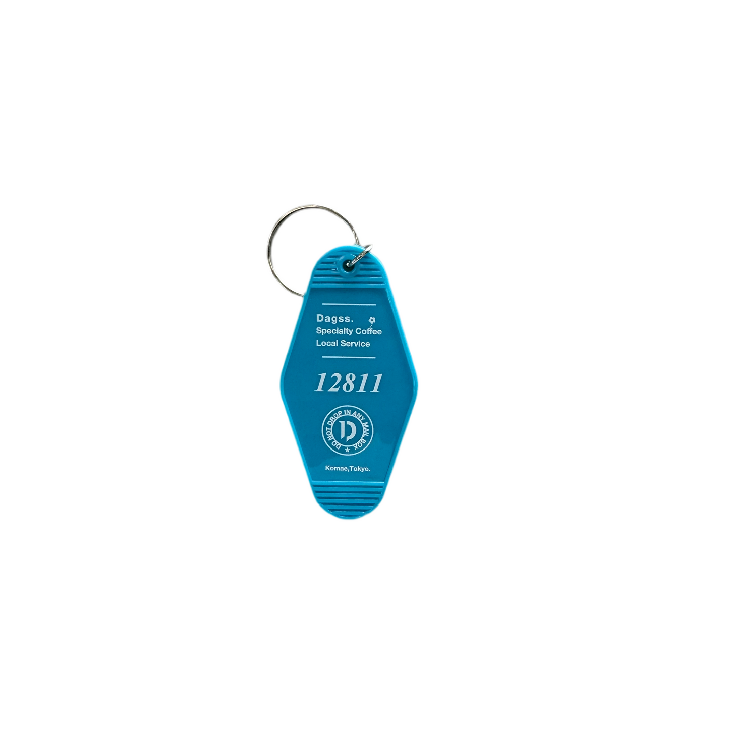 DAGSS MOTEL KEY TAG BLUE