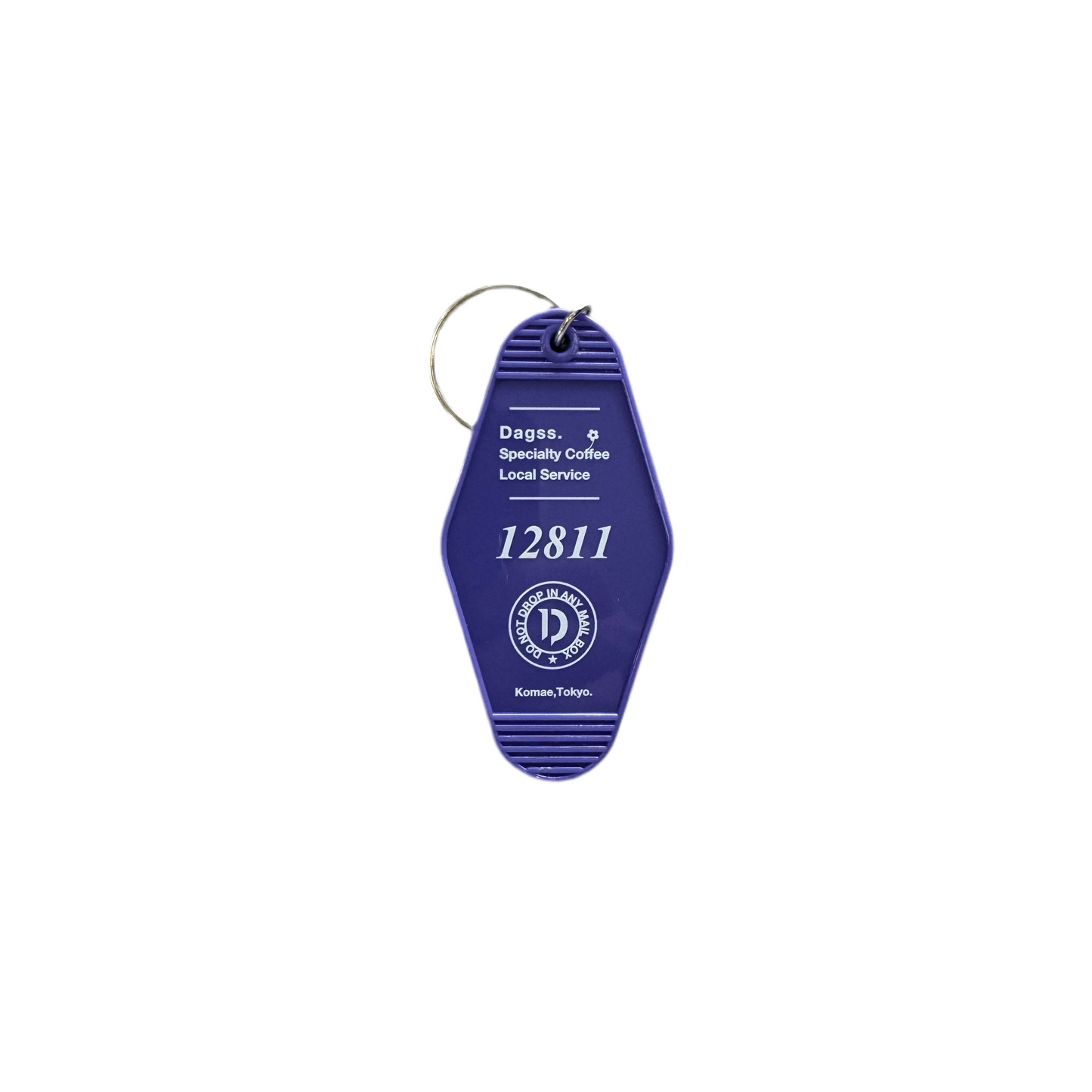 DAGSS MOTEL KEY TAG PURPLE