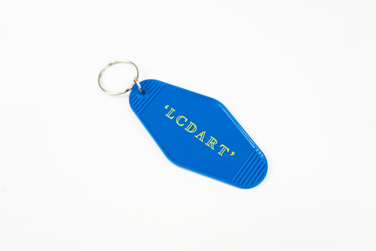 "LaF" MOTEL KEY TAG BLUE