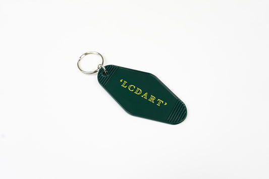 "LaF" MOTEL KEY TAG GREEN