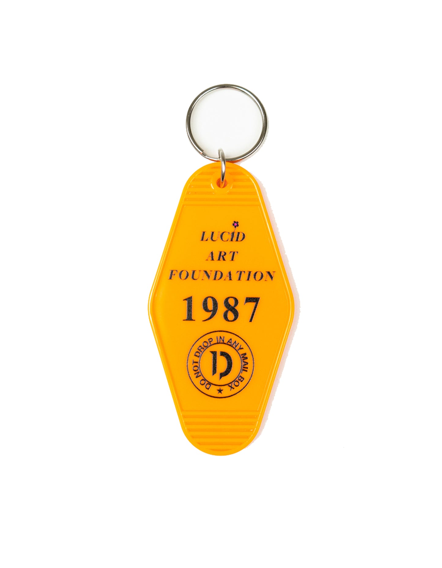 "LaF" MOTEL KEY TAG ORANGE