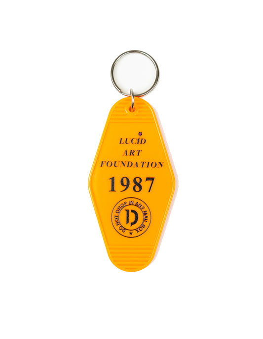 "LaF" MOTEL KEY TAG ORANGE