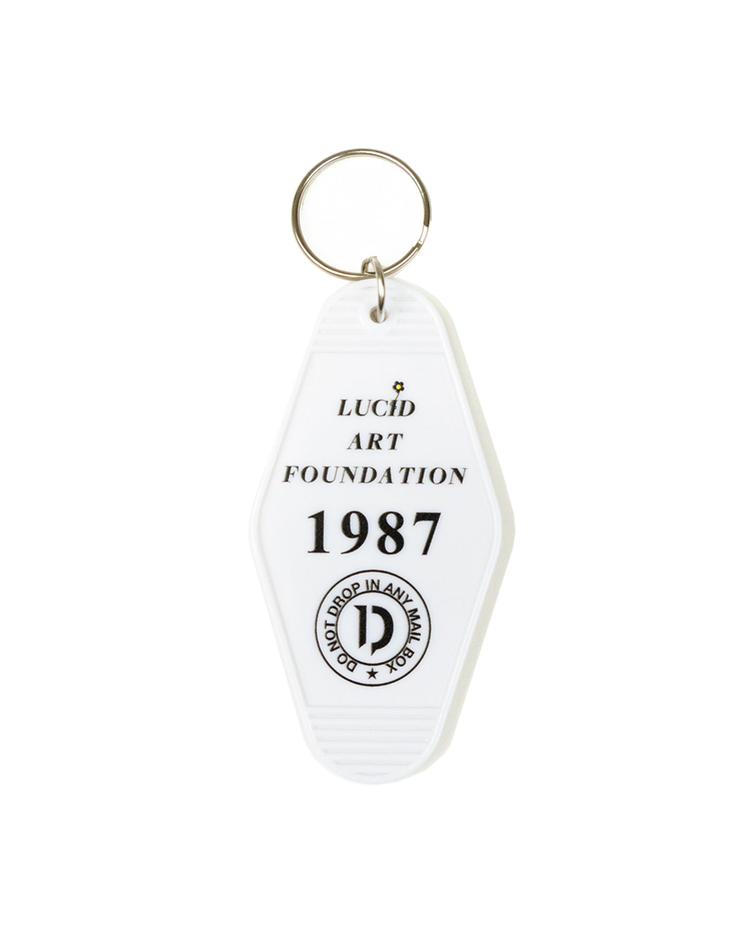 "LaF" MOTEL KEY TAG WHITE