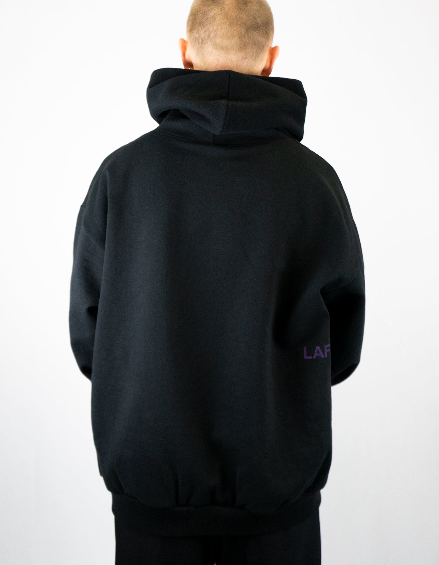 LAF×LA APPAREL OVAL LOGO HOODED SWEATSHIRTS