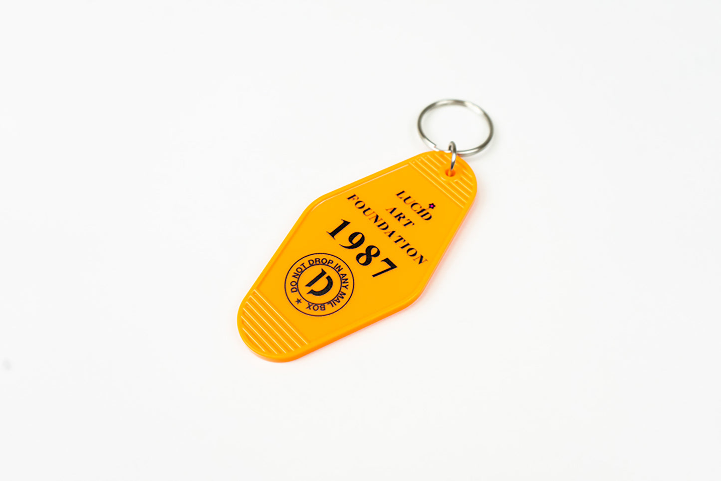 "LaF" MOTEL KEY TAG ORANGE