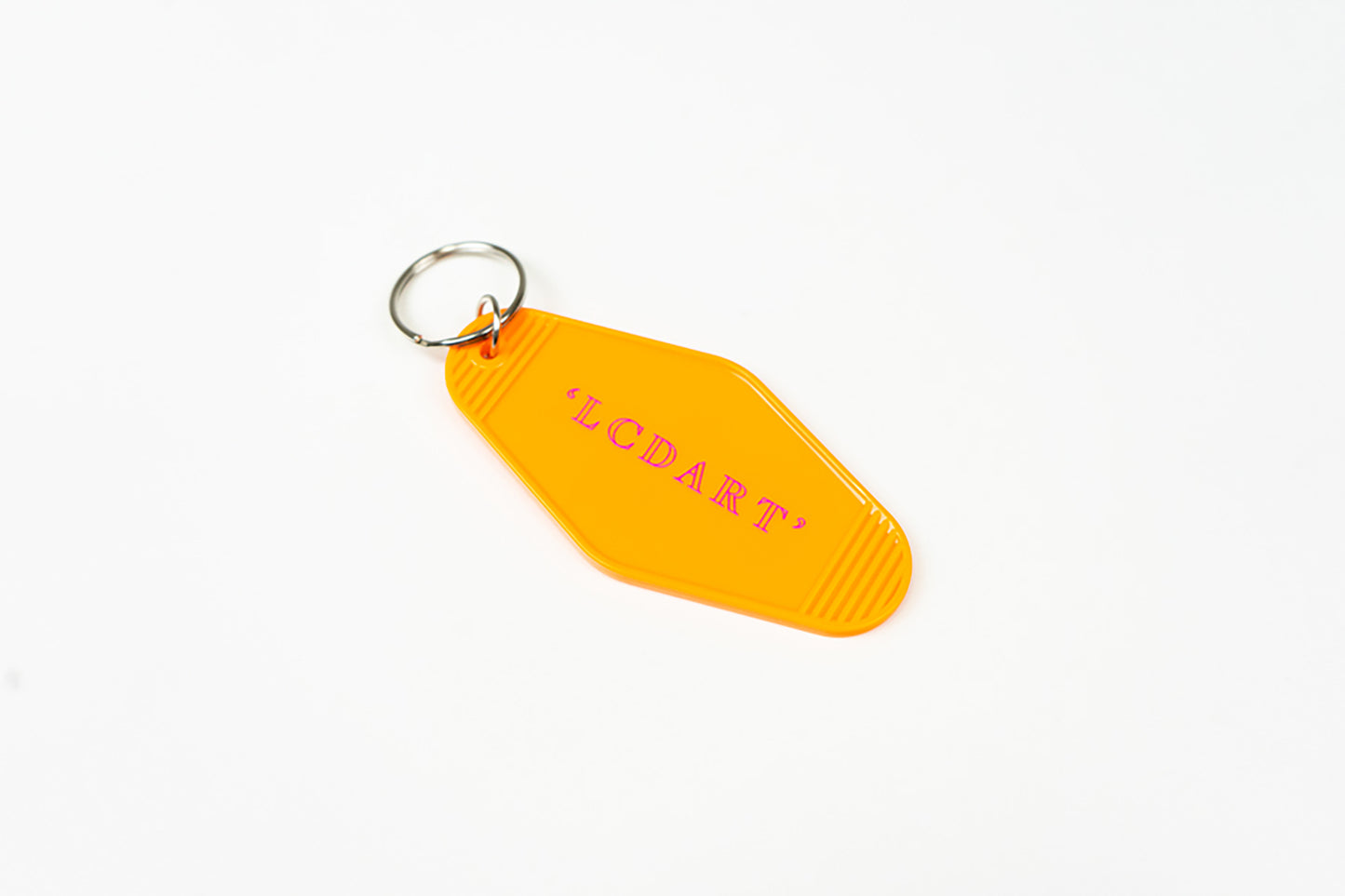 "LaF" MOTEL KEY TAG ORANGE