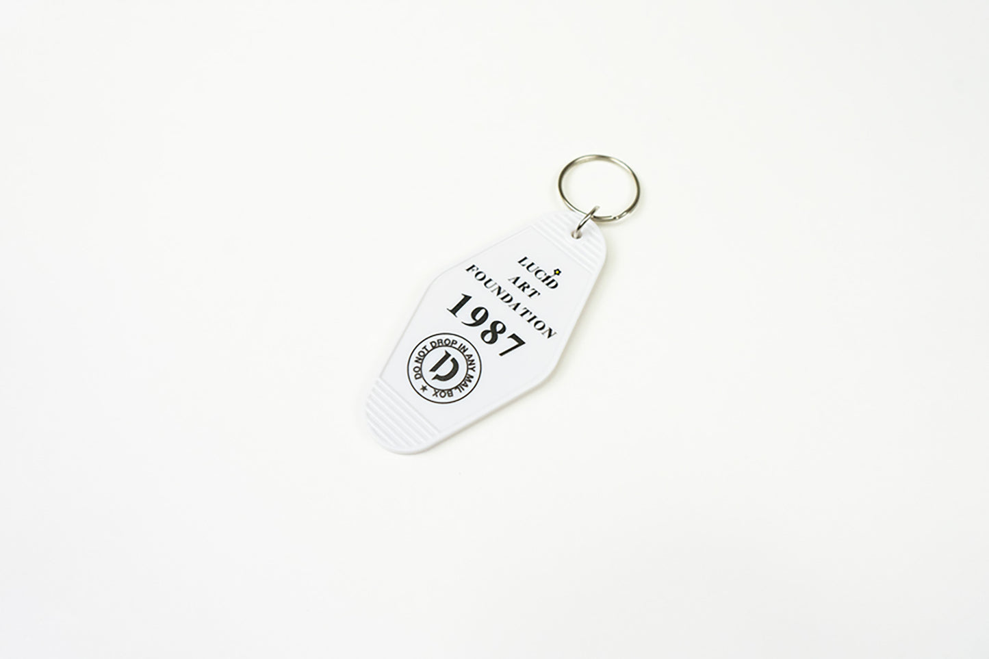 "LaF" MOTEL KEY TAG WHITE